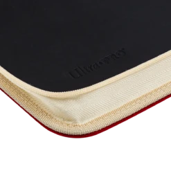 Ultra Pro Vivid Deluxe 9-Pocket Zippered PRO-Binder -Card Game Accessories Shop 15934 9Pkg Zip Vivid Deluxe PB Red logo