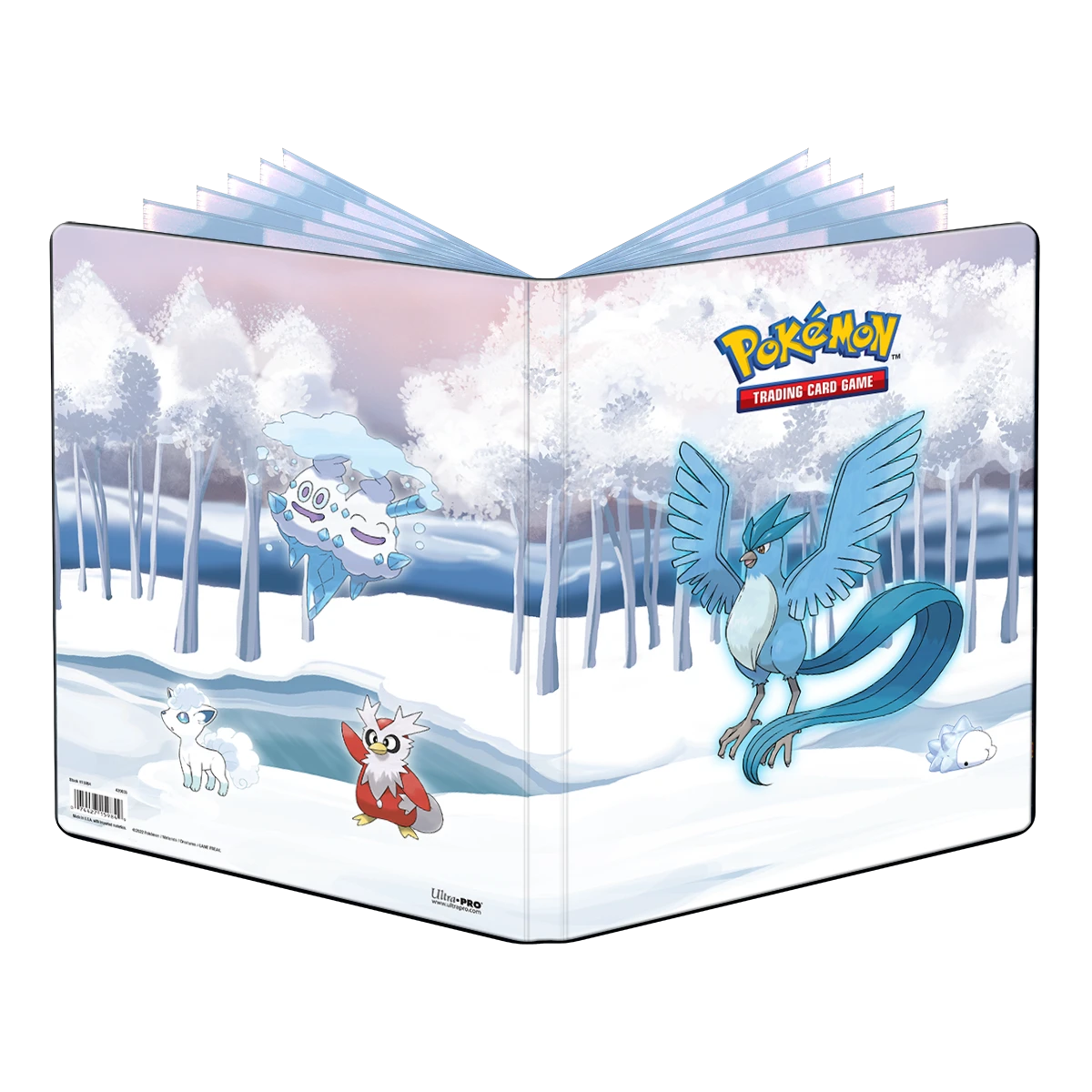 Ultra Pro Gallery Series Frosted Forest 9-Pocket Portfolio For Pokémon 3 Ultra Pro Gallery Series Frosted Forest 9-Pocket Portfolio For Pokémon
