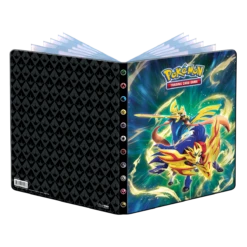Ultra Pro Sword And Shield 12.5 Crowned Sword Zacian And Crowned Shield Zamazenta 9-Pocket Portfolio For Pokémon