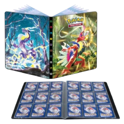 Ultra Pro Scarlet And Violet Koraidon And Miraidon 9-Pocket Portfolio For Pokémon -Card Game Accessories Shop 16066 Port 9Pkt PKM SV1 CardSpread