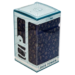 Ultra Pro Critical Role Bells Hells Pattern Printed Leatherette Dice Tower -Card Game Accessories Shop 16095 Alcove DiceTower CriticalRole poly side2