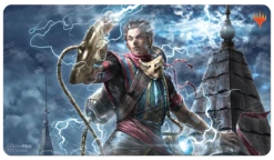 Ultra Pro War Of The Spark (WAR) Ral Zarek Alt Art Standard Gaming Playmat For Magic: The Gathering