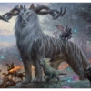 Ultra Pro Ikoria: Lair Of Behemoths Kaheera, The Orphanguard Standard Gaming Playmat For Magic: The Gathering -Card Game Accessories Shop 18321 MAT MTG Ikoria V7