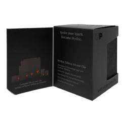Ultra Pro Mythic Edition Alcove Flip Deck Box For Magic: The Gathering -Card Game Accessories Shop 18338 AlcoveFlip MTG Mythic Pkg BackLeftOpen