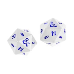 Ultra Pro Heavy Metal Icewind D20 Dice Set (2ct) For Dungeons & Dragons