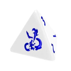 Ultra Pro Heavy Metal Icewind RPG Dice Set (7ct) For Dungeons & Dragons -Card Game Accessories Shop 18354 PreciousDice D D White Blue 2