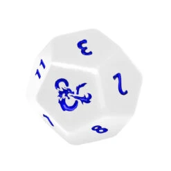 Ultra Pro Heavy Metal Icewind RPG Dice Set (7ct) For Dungeons & Dragons -Card Game Accessories Shop 18354 PreciousDice D D White Blue 4