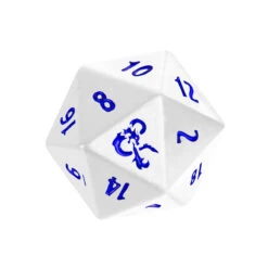 Ultra Pro Heavy Metal Icewind RPG Dice Set (7ct) For Dungeons & Dragons -Card Game Accessories Shop 18354 PreciousDice D D White Blue 6