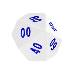 Ultra Pro Heavy Metal Icewind RPG Dice Set (7ct) For Dungeons & Dragons -Card Game Accessories Shop 18354 PreciousDice D D White Blue 7