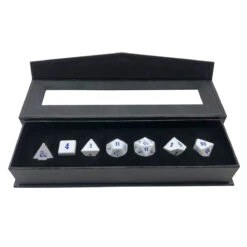 Ultra Pro Heavy Metal Icewind RPG Dice Set (7ct) For Dungeons & Dragons