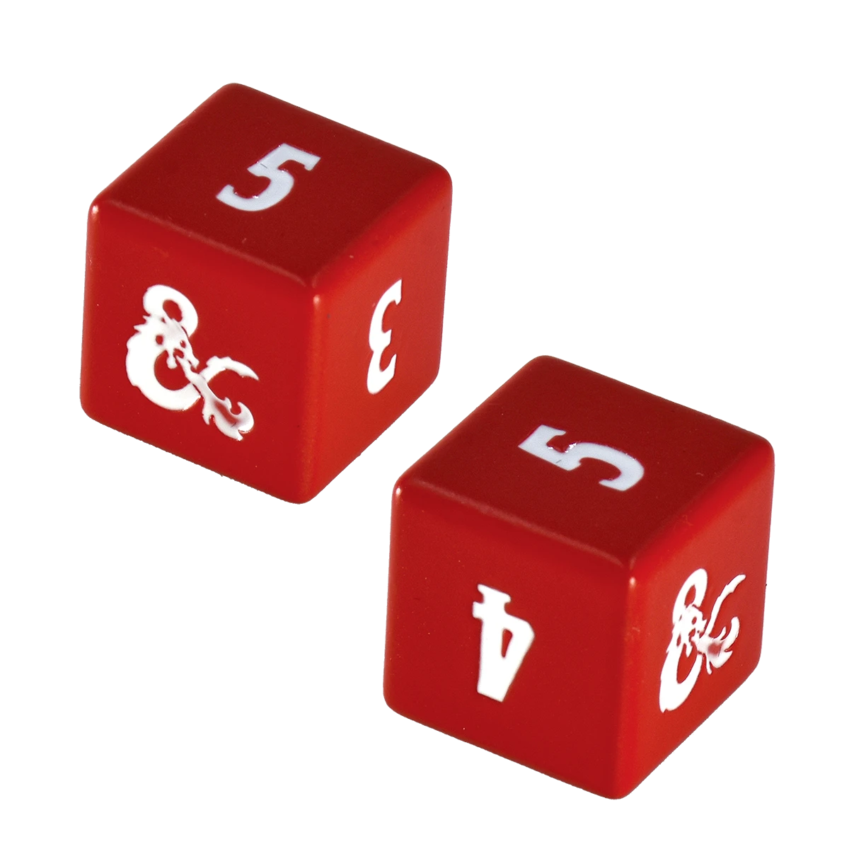 Ultra Pro Heavy Metal Red And White D6 Dice Set (4ct) For Dungeons & Dragons 5 Ultra Pro Heavy Metal Red And White D6 Dice Set (4ct) For Dungeons & Dragons - Image 3
