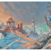 Ultra Pro Double Masters Urza Panorama Standard Gaming Playmat For Magic: The Gathering -Card Game Accessories Shop 18432 AW13876 Mat MTG DM V8