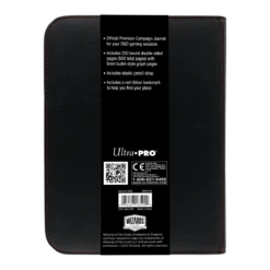 Ultra Pro Dungeons & Dragons Premium Campaign Journal -Card Game Accessories Shop 18590 PremCampaignJournal D D BackPkg