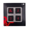 Ultra Pro Heavy Metal Black And Red D6 Dice Set (4ct) For Dungeons & Dragons -Card Game Accessories Shop 18613 Display D D HeavyMetal 4D6 Top 19194004 2e91 4117 a891 755e438cad6f