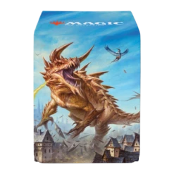 Ultra Pro Adventures In The Forgotten Realms The Tarrasque Alcove Flip Deck Box For Magic: The Gathering -Card Game Accessories Shop 18753 AlcoveFlip MTG D D AFR Front
