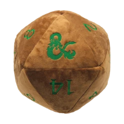Ultra Pro Jumbo Feywild Copper And Green D20 Novelty Dice Plush For Dungeons & Dragons