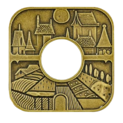 Ultra Pro Waterdeep Coins For Dungeons & Dragons -Card Game Accessories Shop 18995 Poly WaterdeepCoin D D brassback