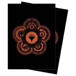 Ultra Pro Mana 7 Color Wheel Deck Protector Sleeves (100ct) For Magic: The Gathering