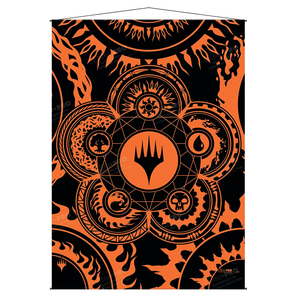 Ultra Pro Mana 7 Color Wheel Wall Scroll For Magic: The Gathering 3 Ultra Pro Mana 7 Color Wheel Wall Scroll For Magic: The Gathering