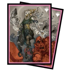 Ultra Pro Kamigawa Neon Dynasty Tamiyo, Compleated Sage Standard Deck Protector Sleeves (100ct) For Magic: The Gathering