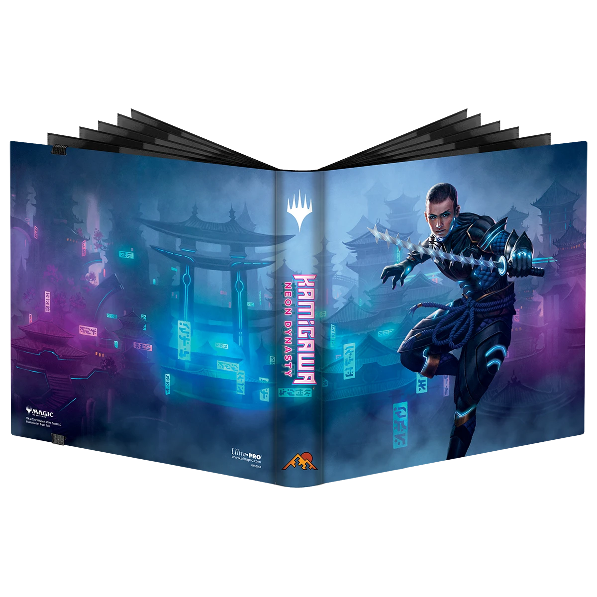 Ultra Pro Kamigawa Neon Dynasty 12-Pocket PRO-Binder For Magic: The Gathering 3 Ultra Pro Kamigawa Neon Dynasty 12-Pocket PRO-Binder For Magic: The Gathering