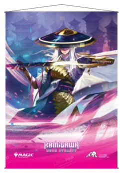 Ultra Pro Kamigawa Neon Dynasty The Wandering Emperor Wall Scroll For Magic: The Gathering