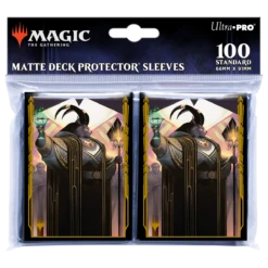 Ultra Pro Streets Of New Capenna Jetmir, Nexus Of Revels Standard Deck Protector Sleeves (100ct) For Magic: The Gathering -Card Game Accessories Shop 19347 DP MTG SNC V4 Poly