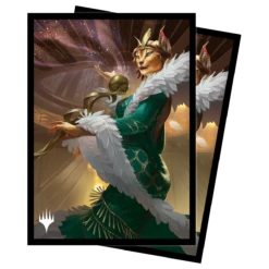Ultra Pro Streets Of New Capenna Kitt Kanto, Mayhem Diva Commander Standard Protector Sleeves (100ct) For Magic: The Gathering