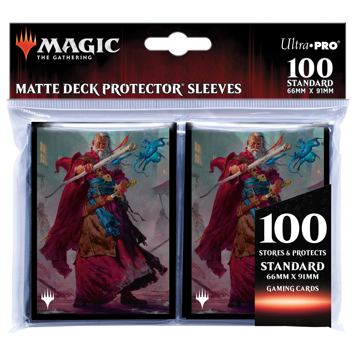 Ultra Pro Commander Legends: Battle For Baldur's Gate Elminster Standard Deck Protector Sleeves (100ct) For Magic: The Gathering 4 Ultra Pro Commander Legends: Battle For Baldur's Gate Elminster Standard Deck Protector Sleeves (100ct) For Magic: The Gathering - Image 2
