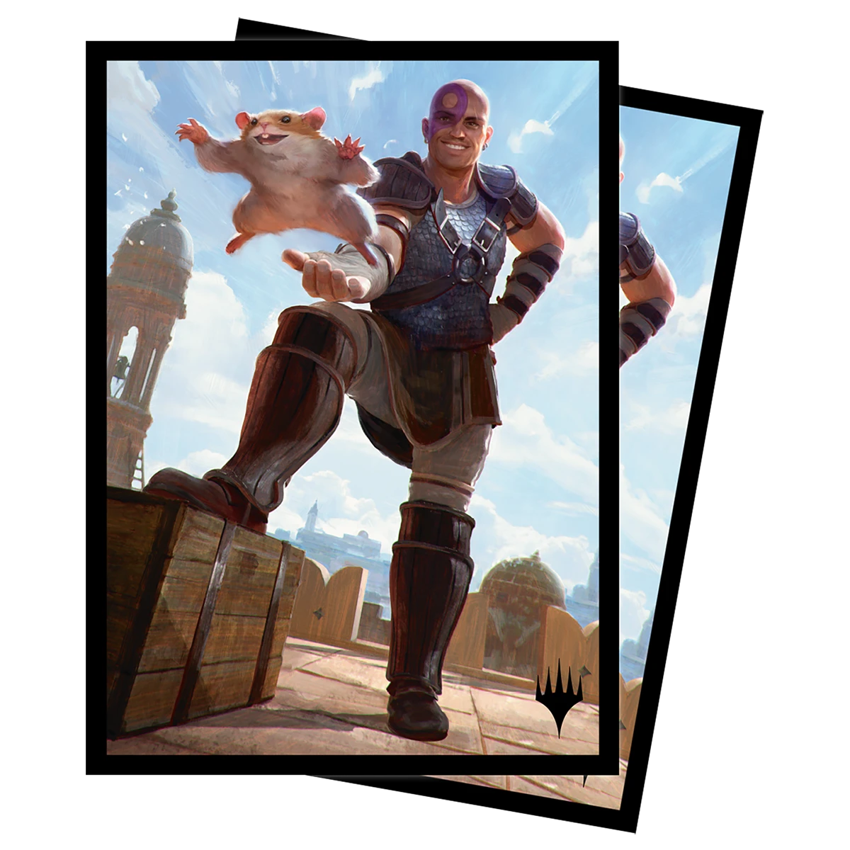 Ultra Pro Commander Legends: Battle For Baldur's Gate Minsc & Boo, Timeless Heroes Standard Deck Protector Sleeves (100ct) For Magic: The Gathering 3 Ultra Pro Commander Legends: Battle For Baldur's Gate Minsc & Boo, Timeless Heroes Standard Deck Protector Sleeves (100ct) For Magic: The Gathering