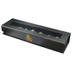 Ultra Pro Heavy Metal Spelljammer Realmspace RPG Dice Set (7ct) For Dungeons & Dragons -Card Game Accessories Shop 19408 HMetal D D RealmSpace RPG DiceSet Angle