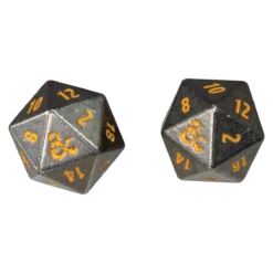 Ultra Pro Heavy Metal Spelljammer Realmspace D20 Dice Set (2ct) For Dungeons & Dragons