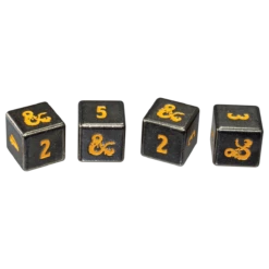 Ultra Pro Heavy Metal Spelljammer Realmspace D6 Dice Set (4ct) For Dungeons & Dragons -Card Game Accessories Shop 19410 D D Heavy Realmspace D6 DiceSet Dice 1
