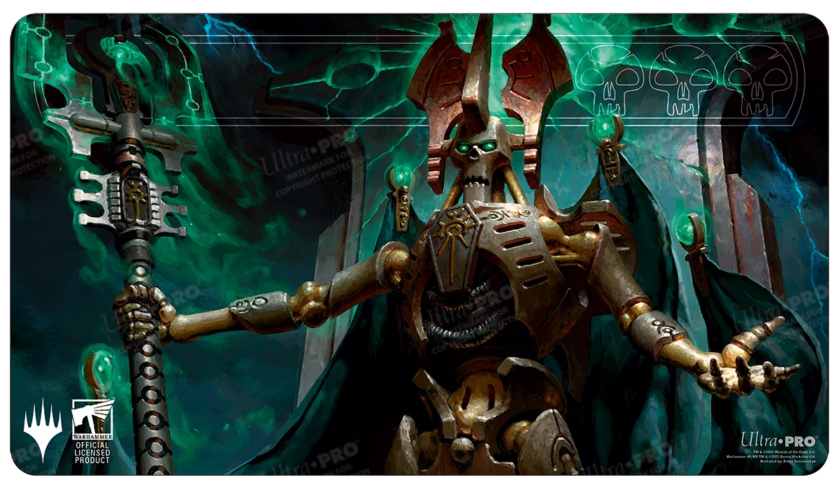 Ultra Pro Warhammer 40K Commander Szarekh, The Silent King Standard Gaming Playmat For Magic: The Gathering 3 Ultra Pro Warhammer 40K Commander Szarekh, The Silent King Standard Gaming Playmat For Magic: The Gathering