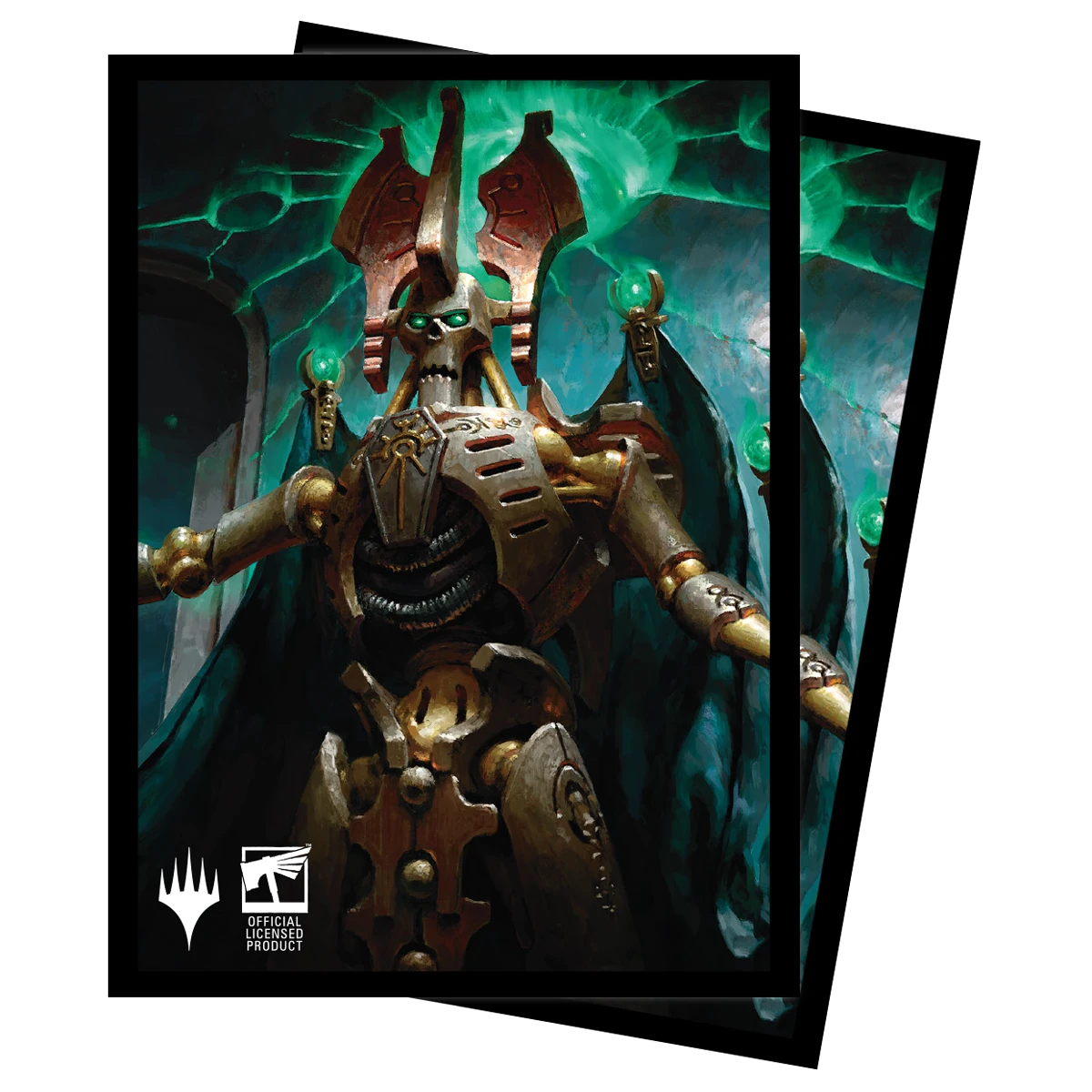 Ultra Pro Warhammer 40K Commander Szarekh, The Silent King Standard Deck Protector Sleeves (100ct) For Magic: The Gathering 3 Ultra Pro Warhammer 40K Commander Szarekh, The Silent King Standard Deck Protector Sleeves (100ct) For Magic: The Gathering