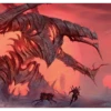 Ultra Pro Phyrexia All Will Be One Red Sun’s Twilight Standard Gaming Playmat For Magic: The Gathering