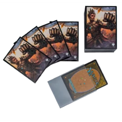 Ultra Pro Phyrexia All Will Be One Neyali, Suns’ Vanguard Standard Deck Protector Sleeves (100ct) For Magic: The Gathering -Card Game Accessories Shop 19667 DP MTG PhyrexiaOne B spread