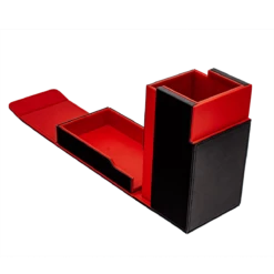 Ultra Pro Honor Among Thieves Printed Leatherette Dice Tower For Dungeons & Dragons -Card Game Accessories Shop 19711 DiceTower D D MosiacArt flap open rearside11