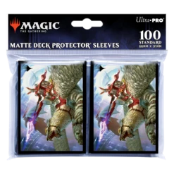Ultra Pro March Of The Machine Sidar Jabari Of Zhalfir Standard Deck Protector Sleeves (100ct) For Magic: The Gathering -Card Game Accessories Shop 19741 DP MTG MOM B Poly