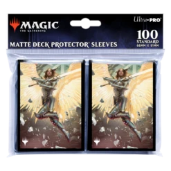 Ultra Pro March Of The Machine Archangel Elspeth Standard Deck Protector Sleeves (100ct) For Magic: The Gathering -Card Game Accessories Shop 19745 DP MTG MOM 1 Poly