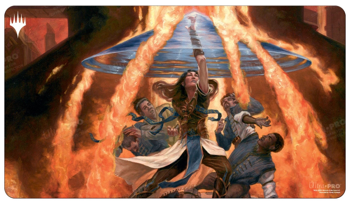 Ultra Pro Commander Masters Fierce Guardianship Blue Standard Gaming Playmat For Magic: The Gathering 3 Ultra Pro Commander Masters Fierce Guardianship Blue Standard Gaming Playmat For Magic: The Gathering