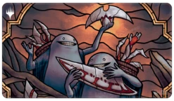 Ultra Pro March Of The Machine Aftermath Urborg Scavengers White Stitched Standard Gaming Playmat For Magic: The Gathering