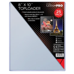Ultra Pro 8" X 10" Toploaders (25ct)