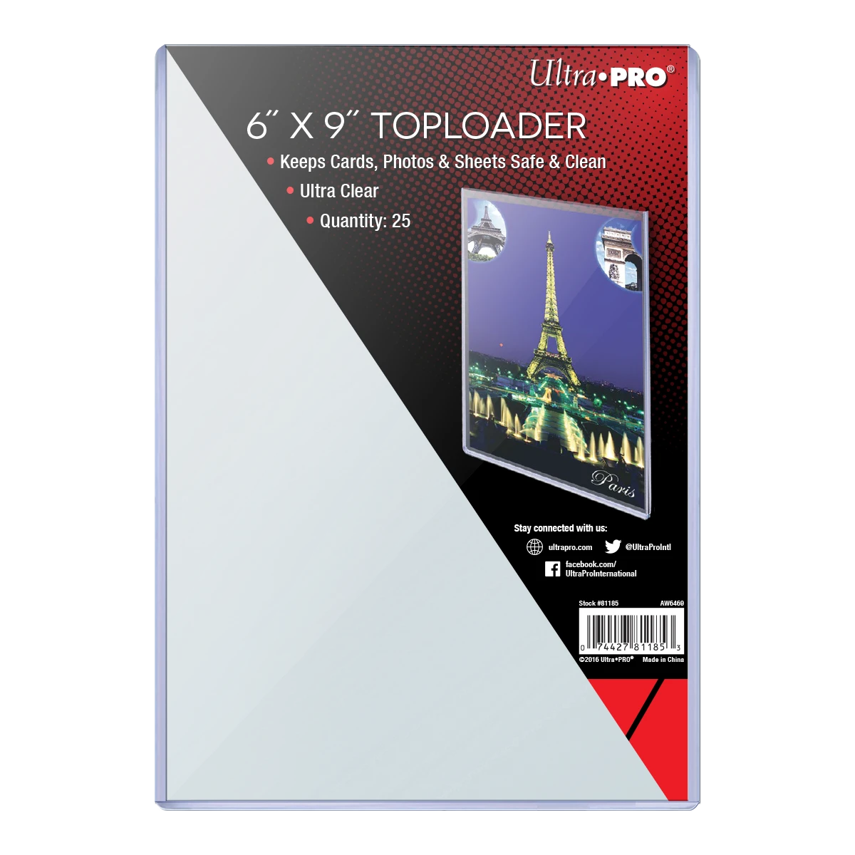 Ultra Pro 6" X 9" Toploader (25ct) 3 Ultra Pro 6" X 9" Toploader (25ct)