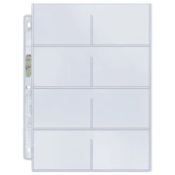 Ultra Pro Platinum Series Pocket Pages (100ct) For Cards And Photos 20 Ultra Pro Platinum Series Pocket Pages (100ct) For Cards And Photos -Card Game Accessories Shop 81421 208D 8Pkt