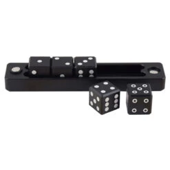 Ultra Pro Gravity Dice Precision D6 Dice Set -Card Game Accessories Shop 84766 Gravity Dice 5 Piece Black Open