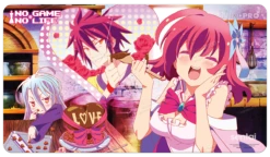 Ultra Pro Shiro & Steph Standard Gaming Playmat Mousepad For No Game No Life