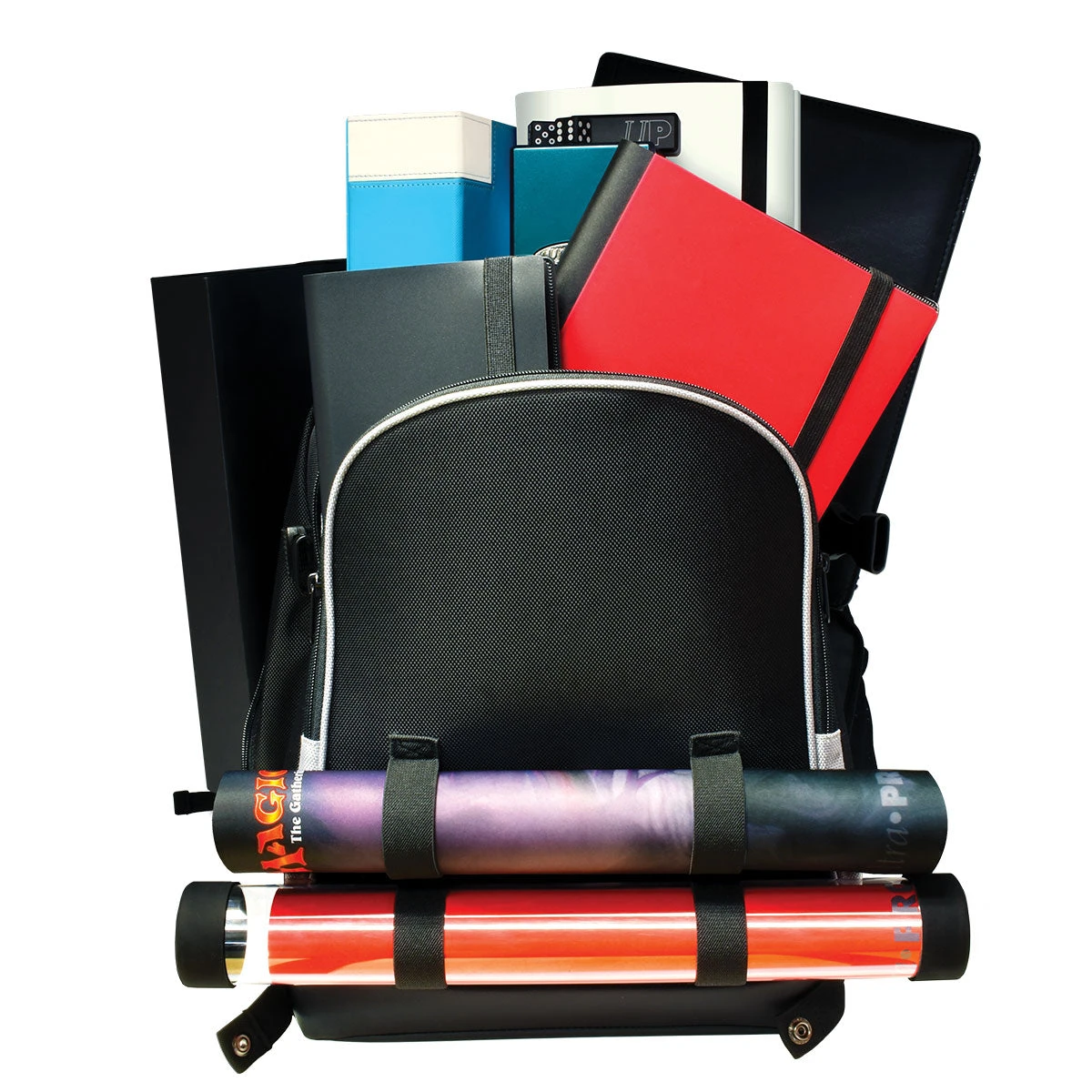 Ultra Pro Black Citadel Backpack With Silver Trim 5 Ultra Pro Black Citadel Backpack With Silver Trim - Image 3