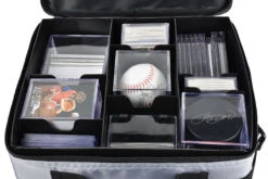 Ultra Pro Collector's Deluxe Carrying Case -Card Game Accessories Shop 85515 Deluxe Sports Case INSIDE Closeup