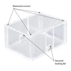 Ultra Pro Diamond Corner 100+ Card Storage Boxes (10ct) -Card Game Accessories Shop 85551 AW9948 DiamondCorner 10pk